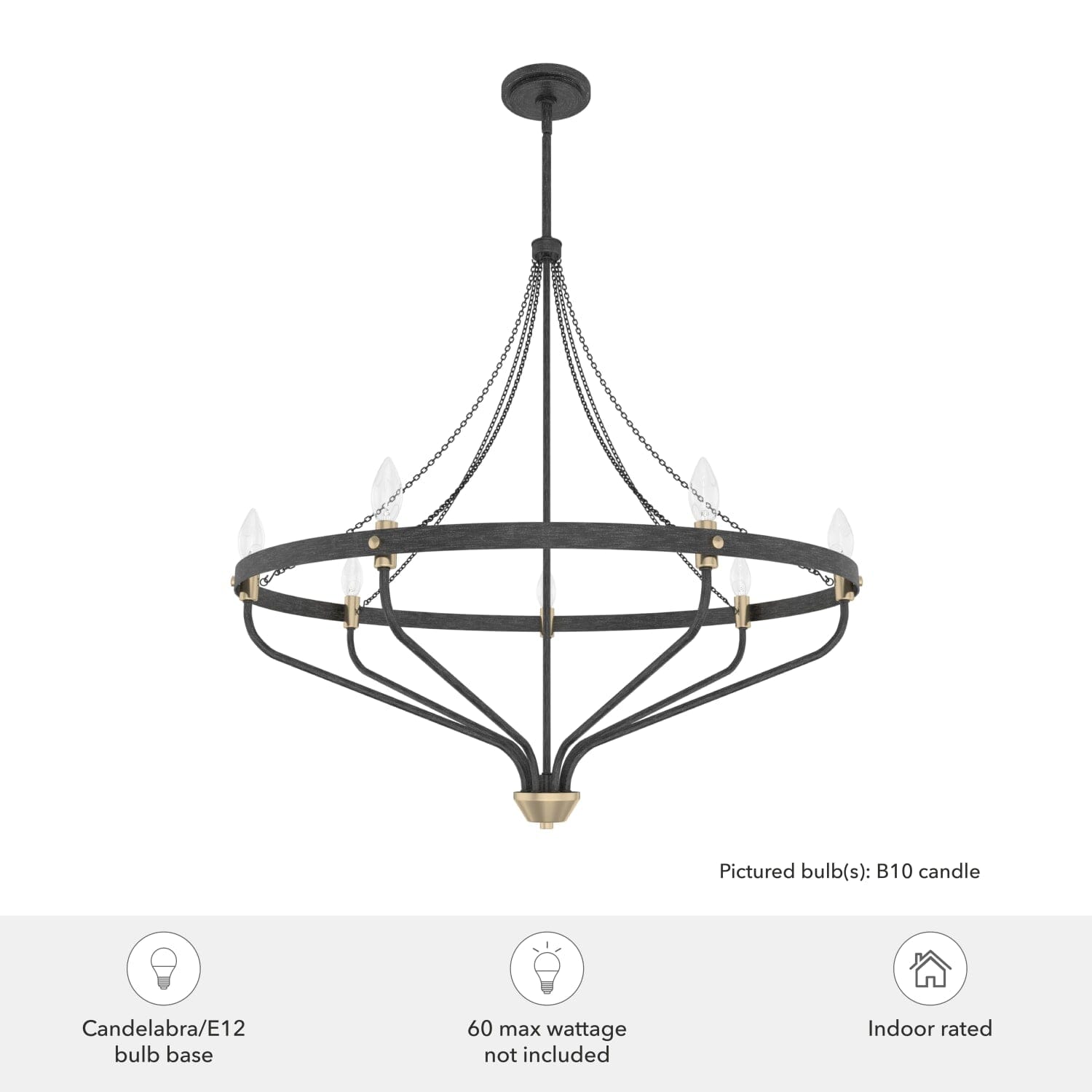 Merlin 7 Light Chandelier - Image 6
