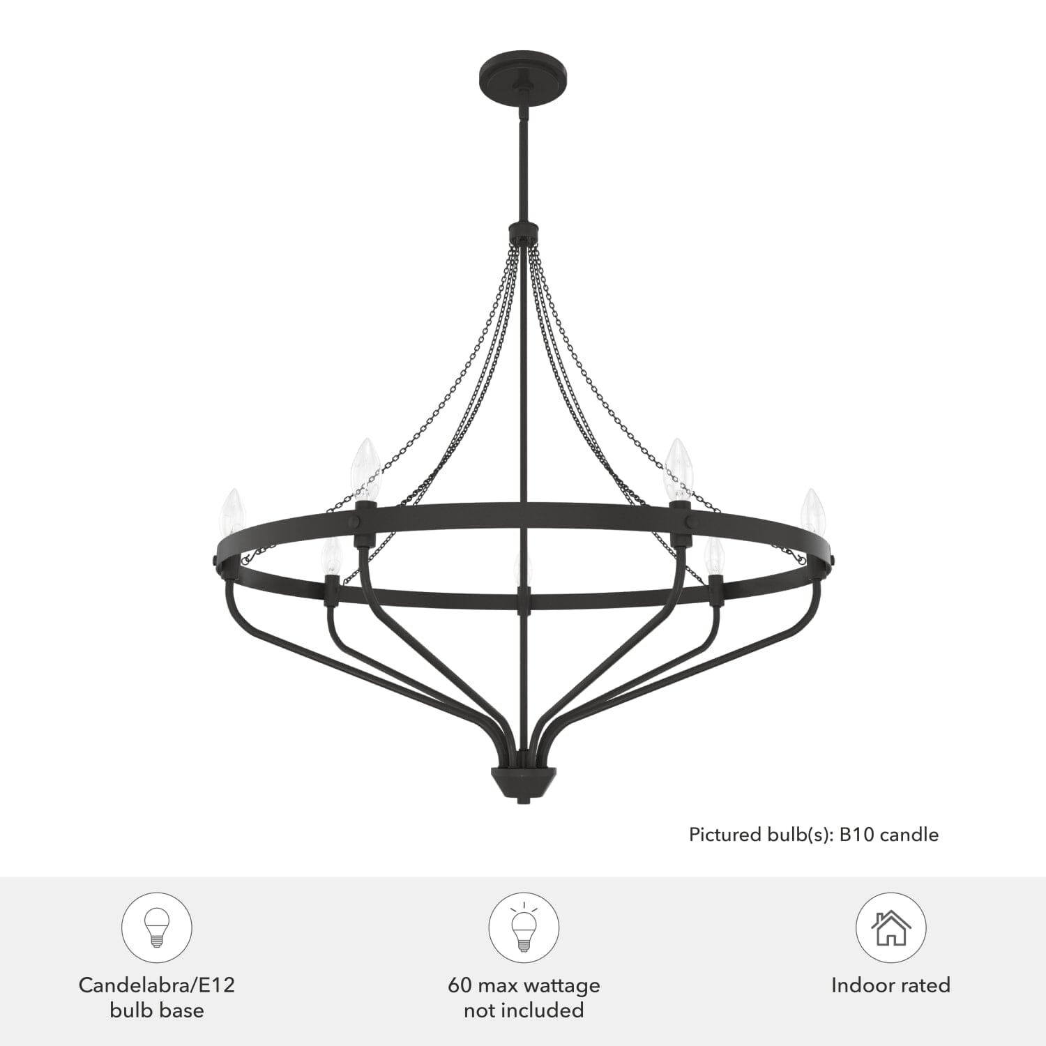 Merlin 7 Light Chandelier - Image 5
