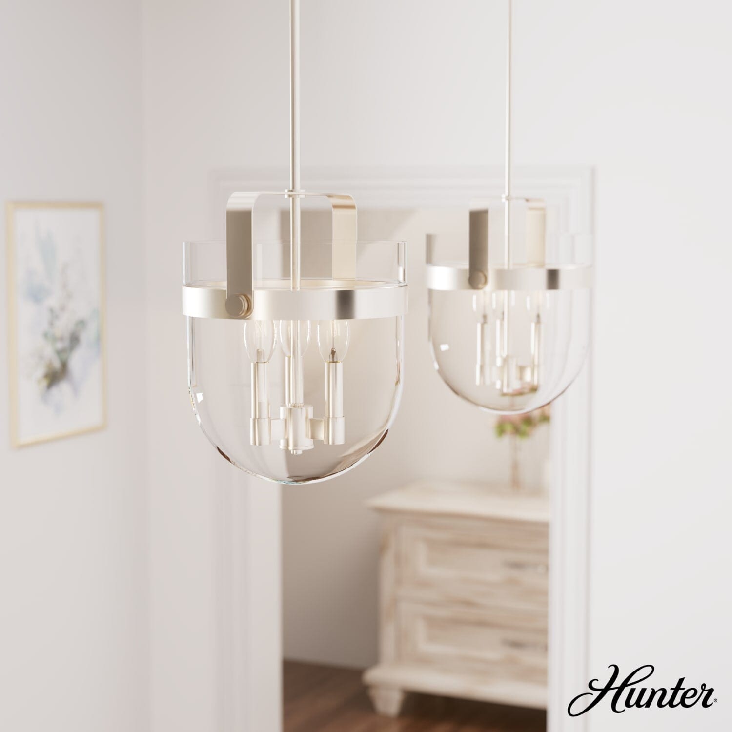 Karloff 3 Light Pendant 12 inch - Image 3