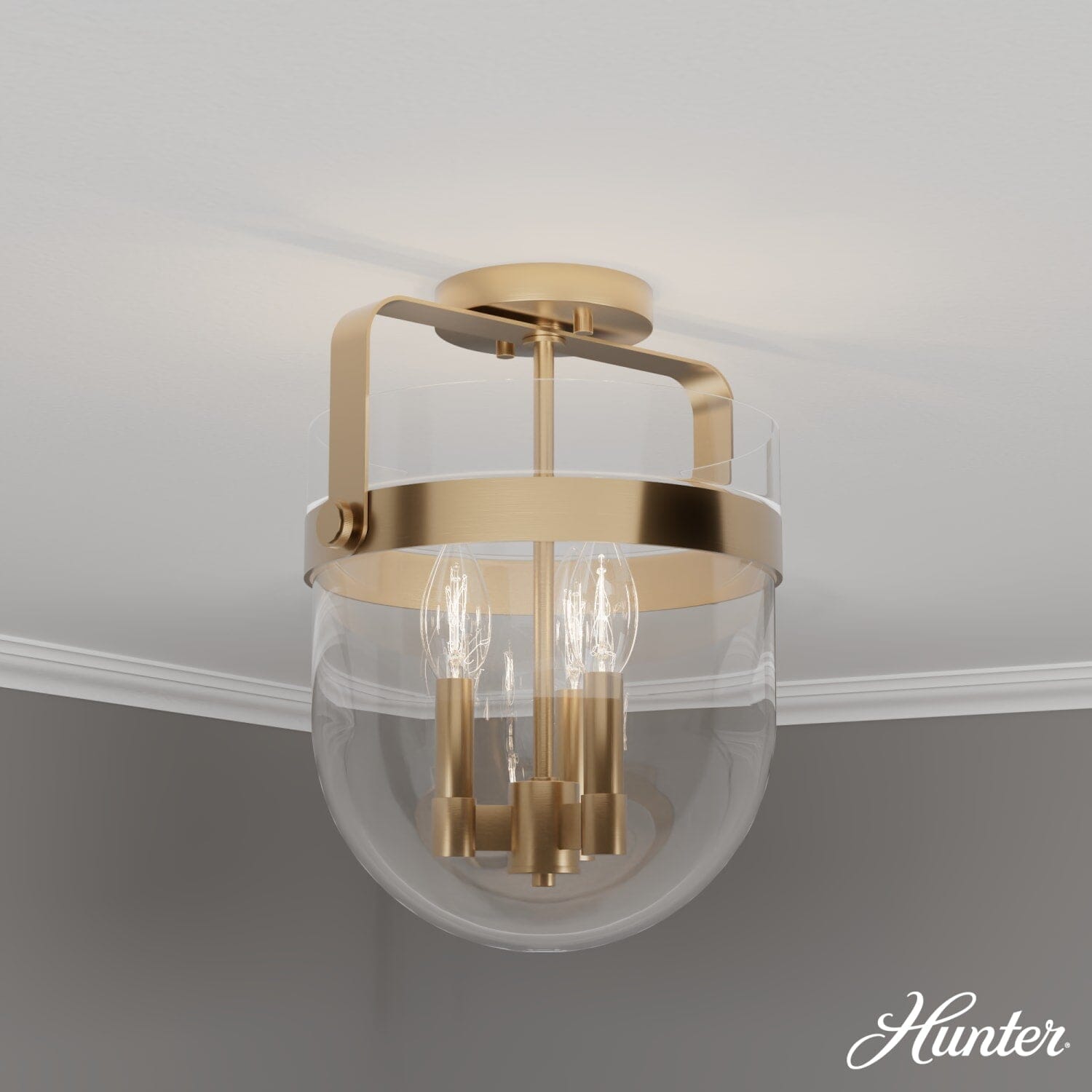 Karloff 3 Light Semi-Flush Mount - Image 3