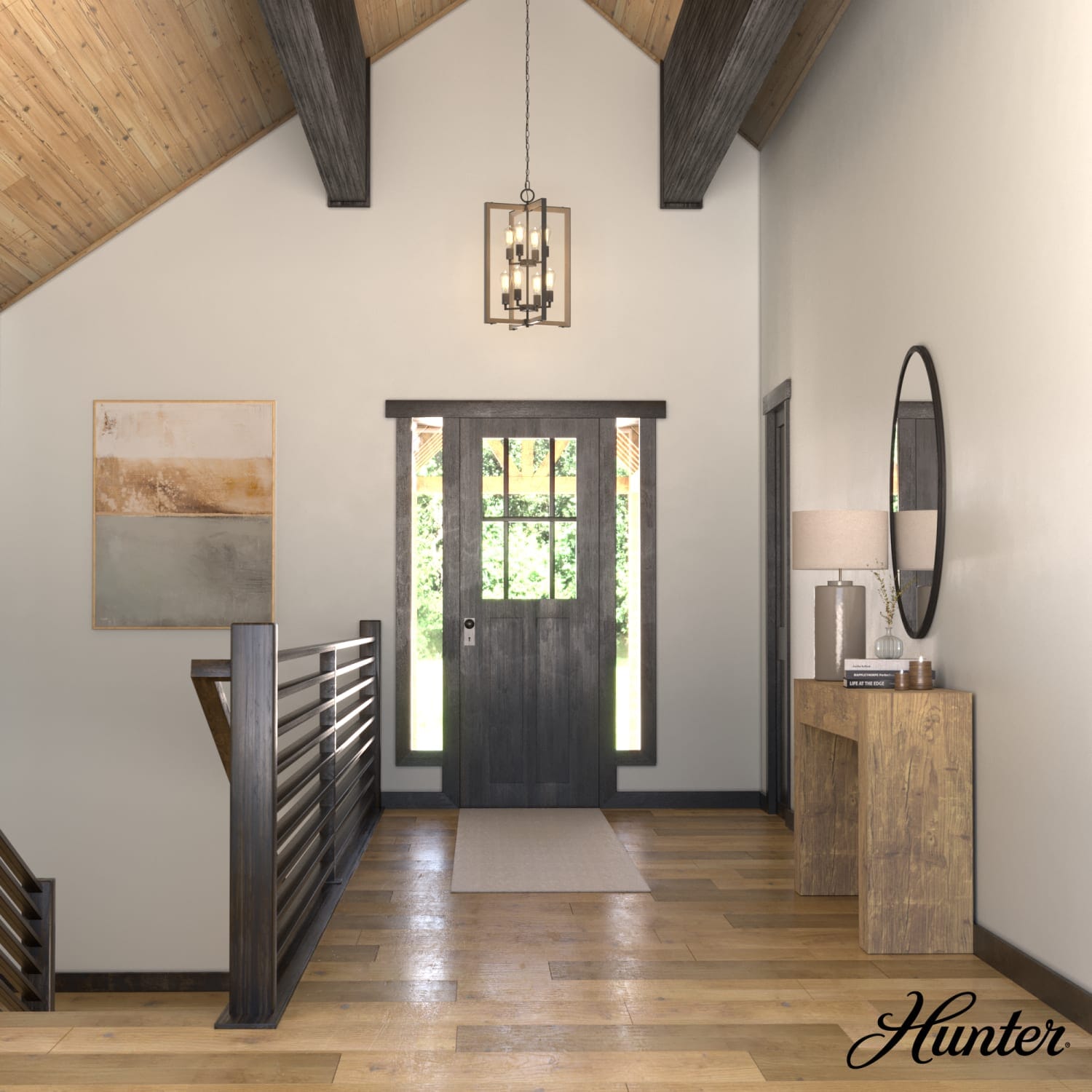 Woodburn 8 Light 18 Inch Foyer Pendant - Image 3