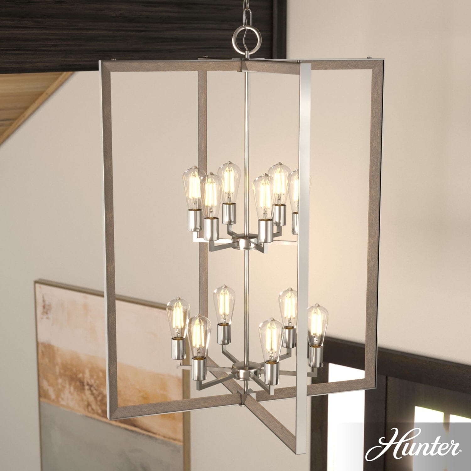 Woodburn 12 Light Lantern Pendant - Image 2