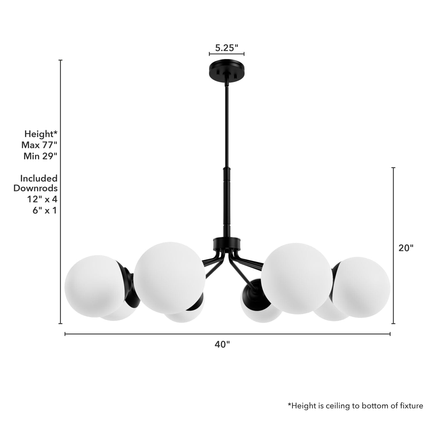 Hepburn 8 Light Chandelier - Image 4