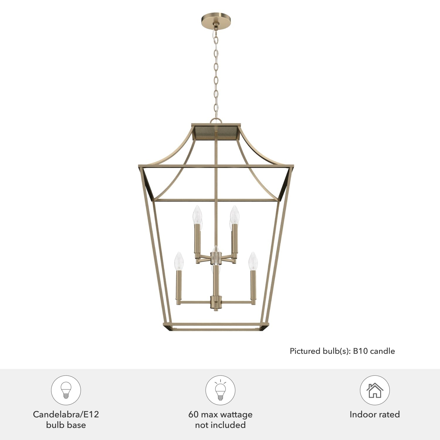Laurel Ridge 8 Light Lantern Pendant 23 inch - Image 5