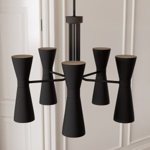 Zola Up and Down 10 Light 26 Inch Chandelier