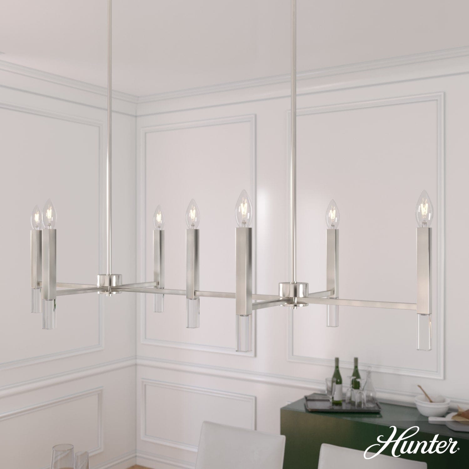 Sunjai 7 Light Linear Chandelier - Image 2