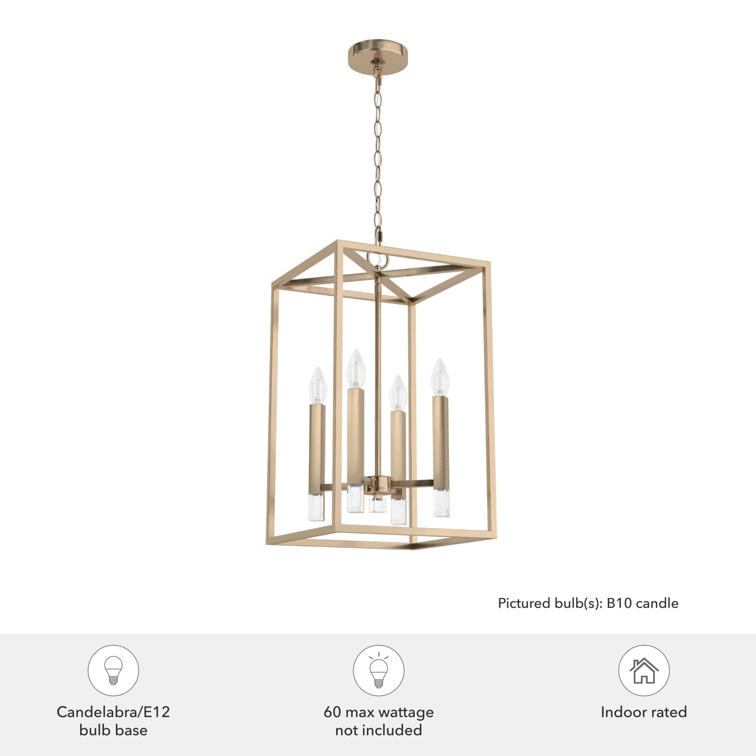 Sunjai 4 Light Pendant 13 inch - Image 3