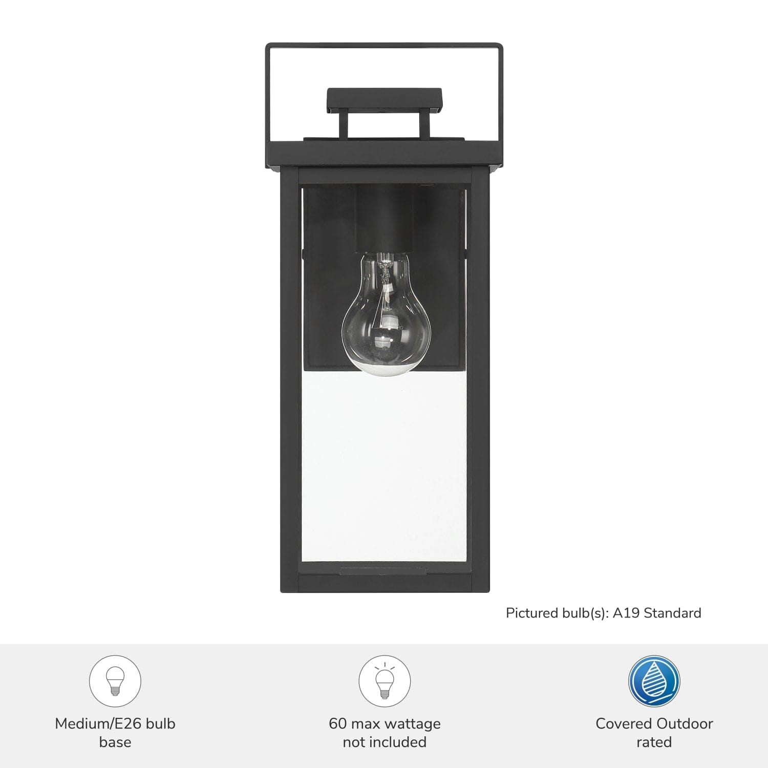 Timbergrove Outdoor 1 Light Medium 14 Inch Wall Light - Image 3
