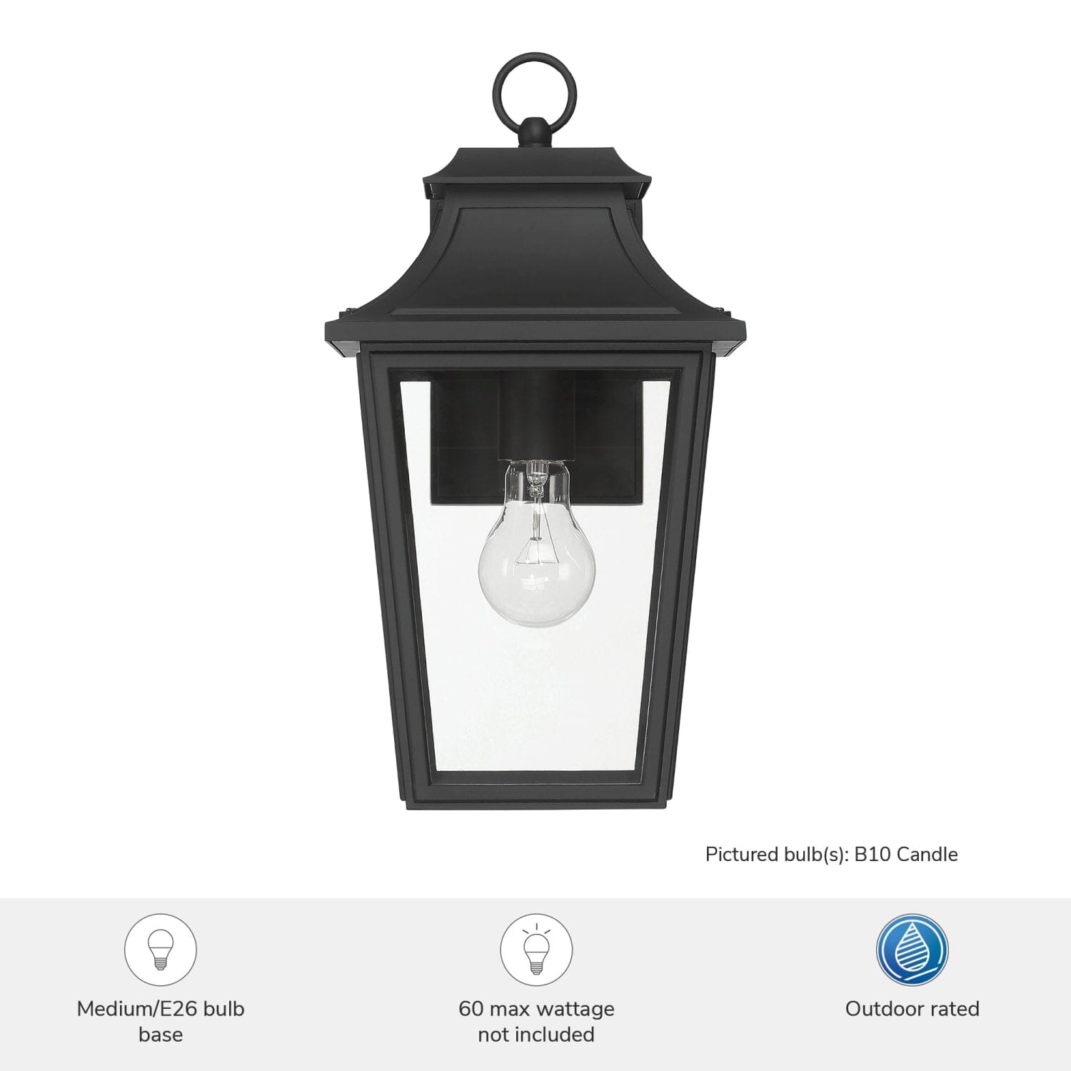 Spring Cove Outdoor 1 Light Medium 15 Inch Wall Light - Image 5