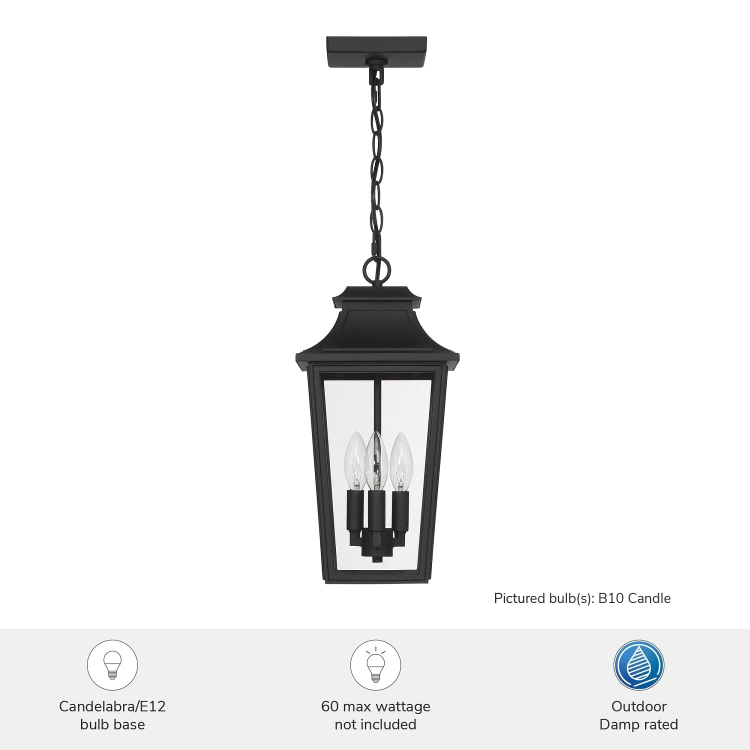 Spring Cove Outdoor 3 Light Large 17 Inch Pendant - Image 6