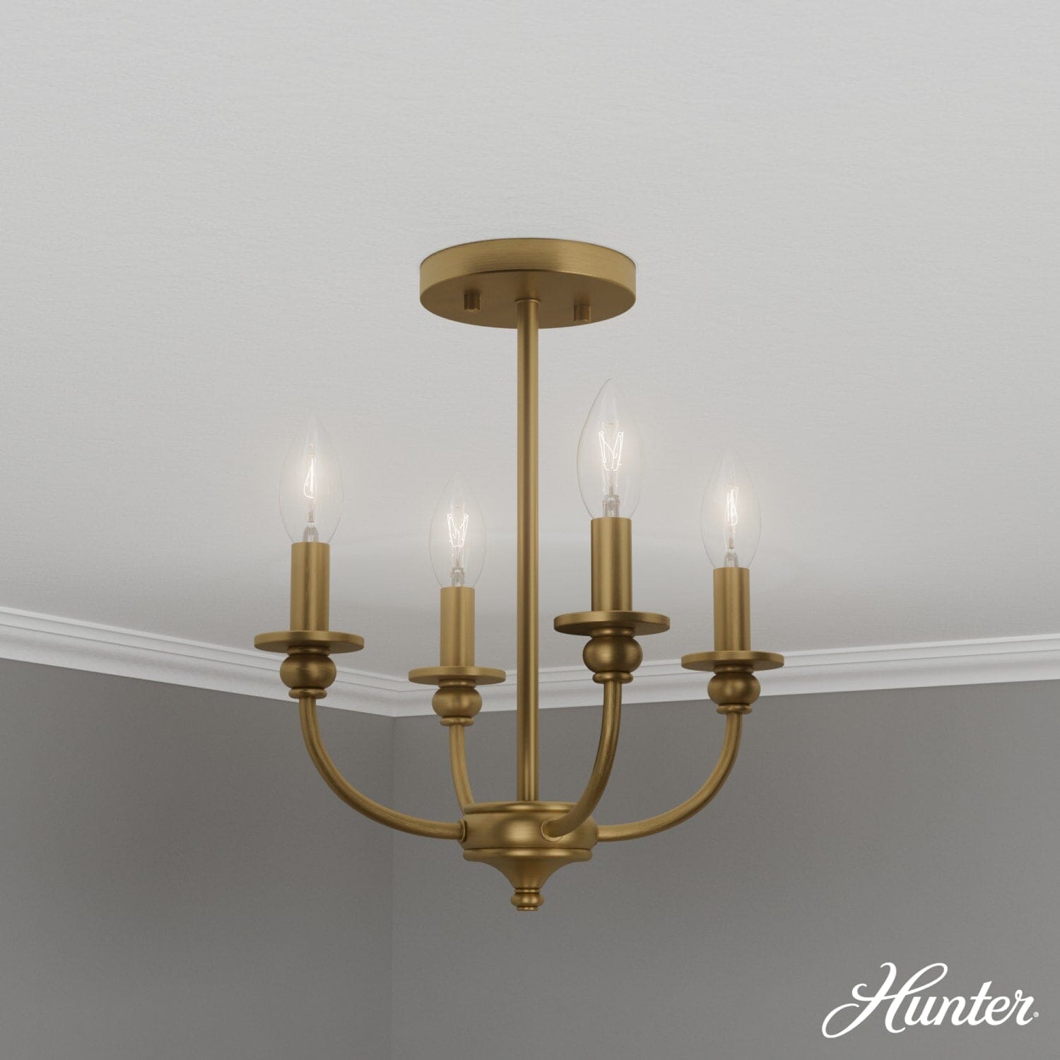 Southcrest 4 Light Semi-Flush Mount - Image 3