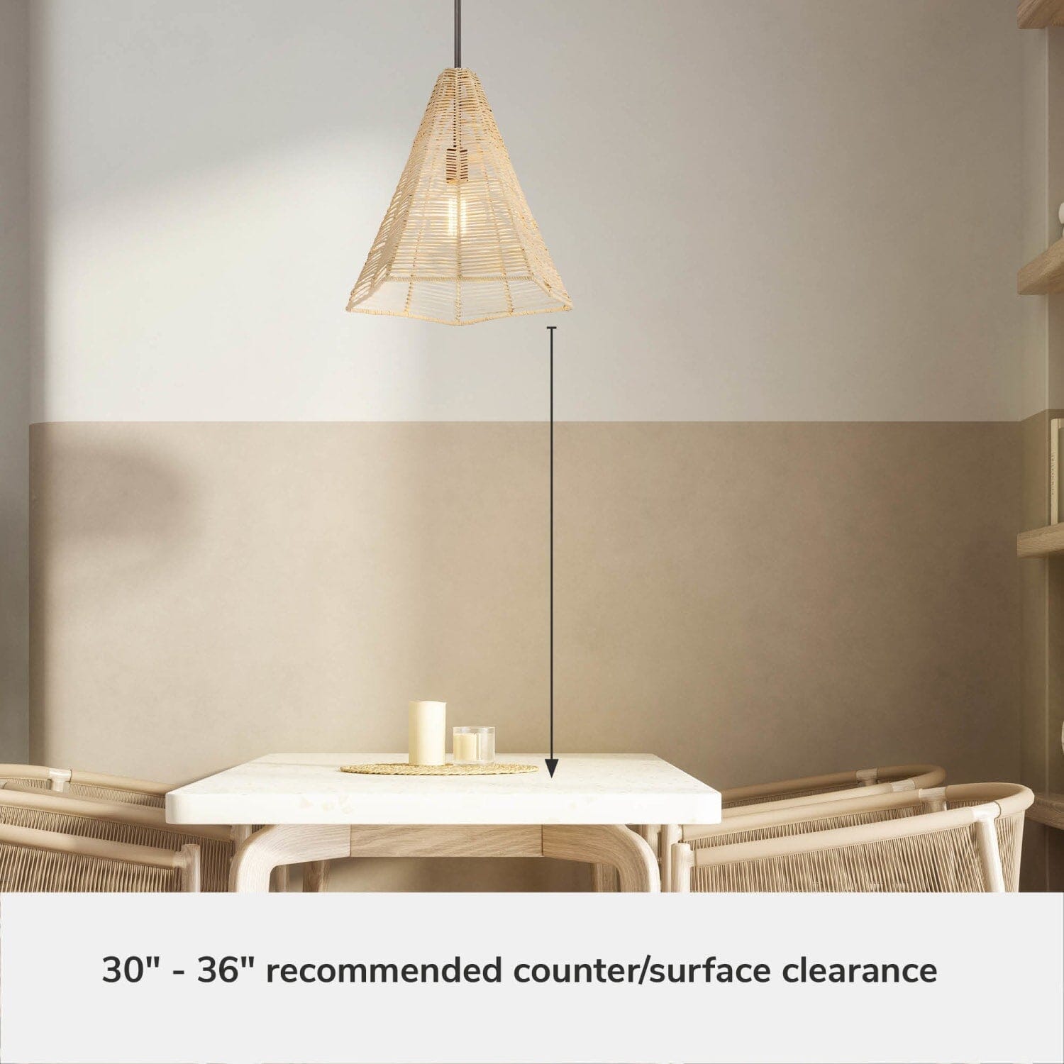Comet 1 Light Large 16 Inch Pendant - Image 6
