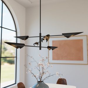 Merian 6 Light Large 60 Inch Chandelier