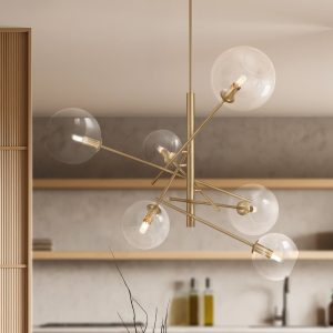 Farling 6 Light Extra Large 43 Inch Chandelier