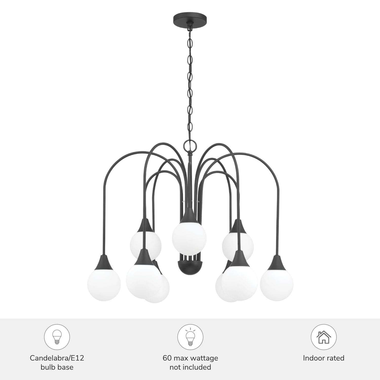 Valadon 9 Light Large 30 Inch Chandelier - Image 3