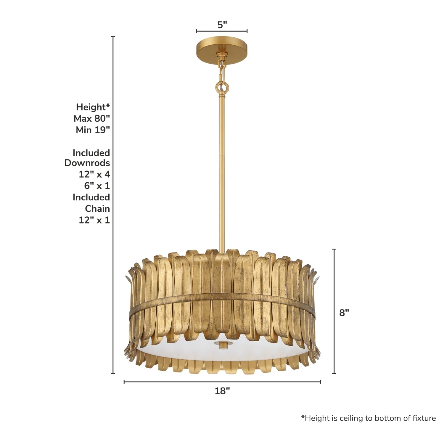 Valdaz 3 Light Large 18 Inch Pendant - Image 4