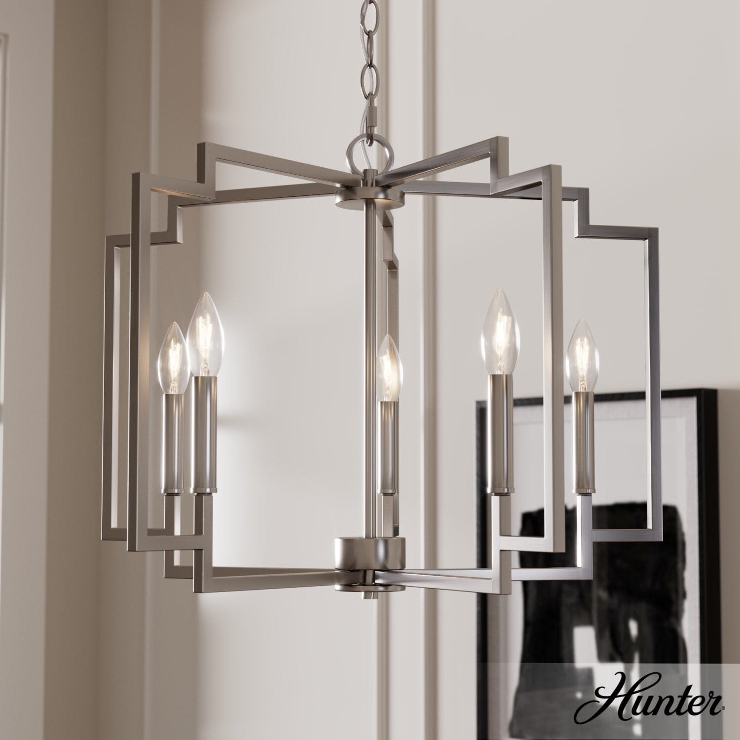5 Light Medium 24 Inch Chandelier - Image 3