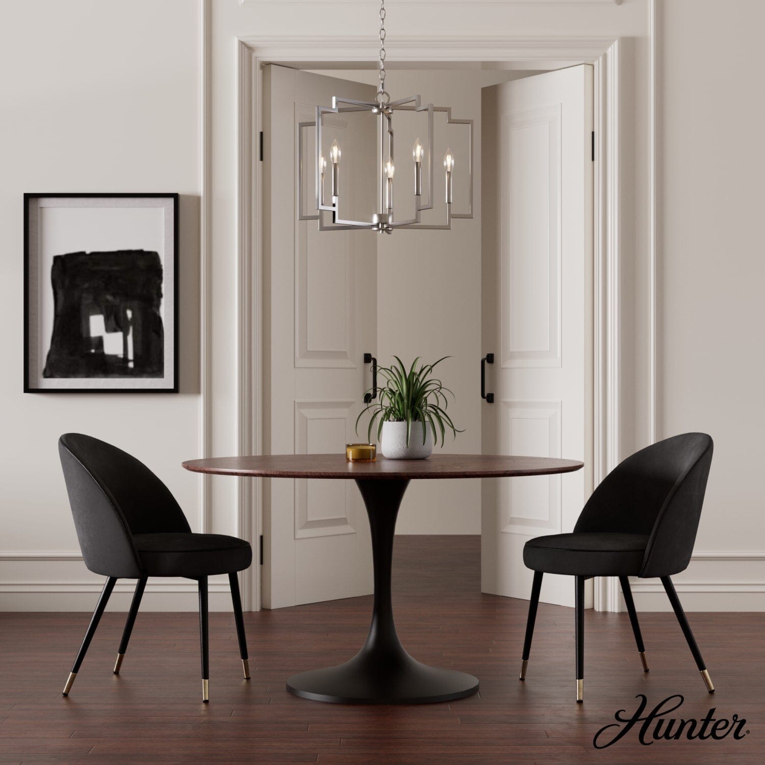 5 Light Medium 24 Inch Chandelier - Image 6