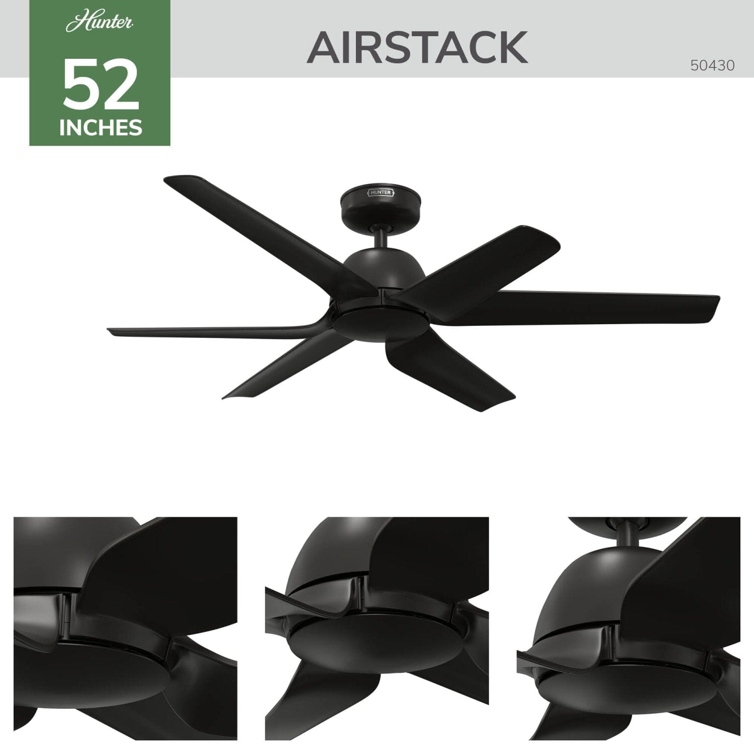 AirStack Outdoor Energy Star with Remote 52 inch - Image 4