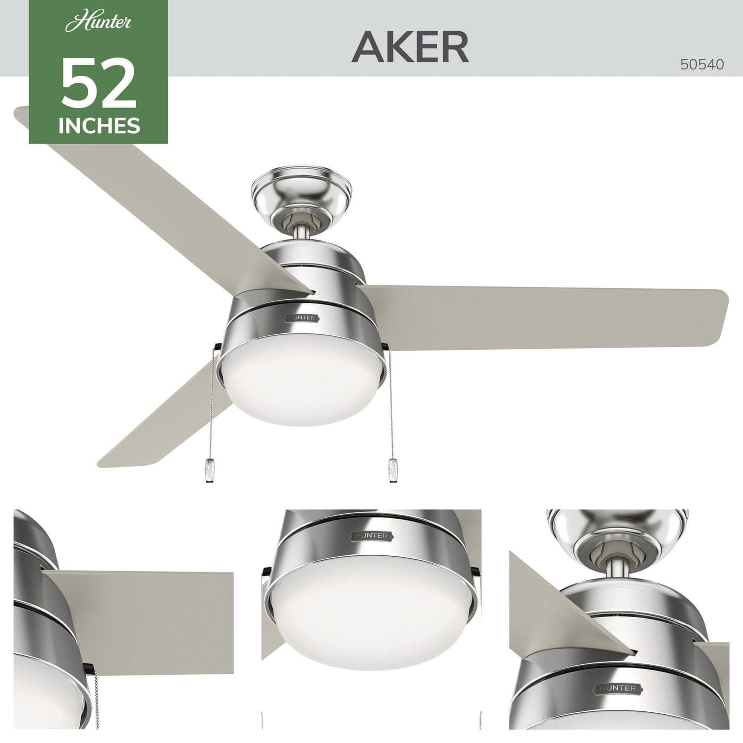 Aker with LED Light 52 inch - Image 5