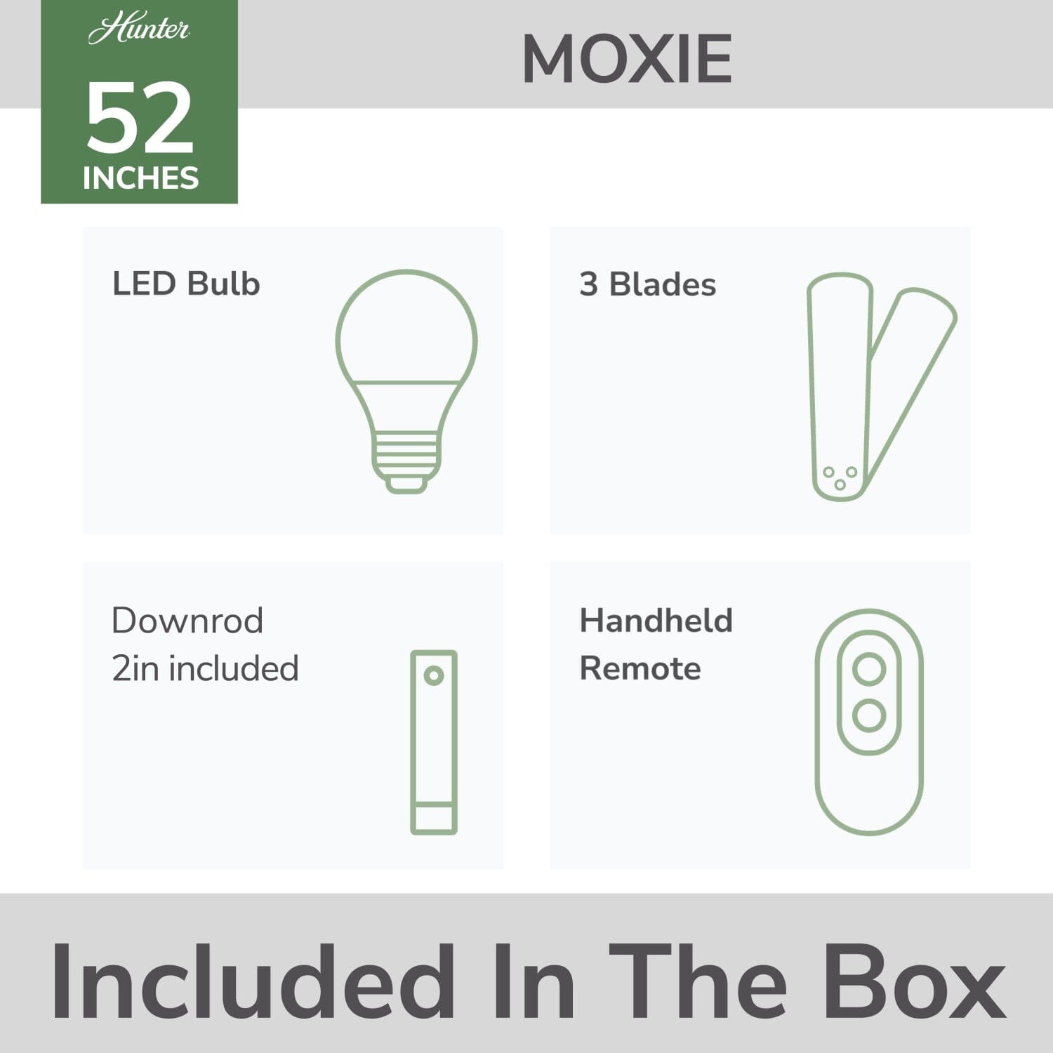 52 Inch Moxie with LED light-Smart - Image 9