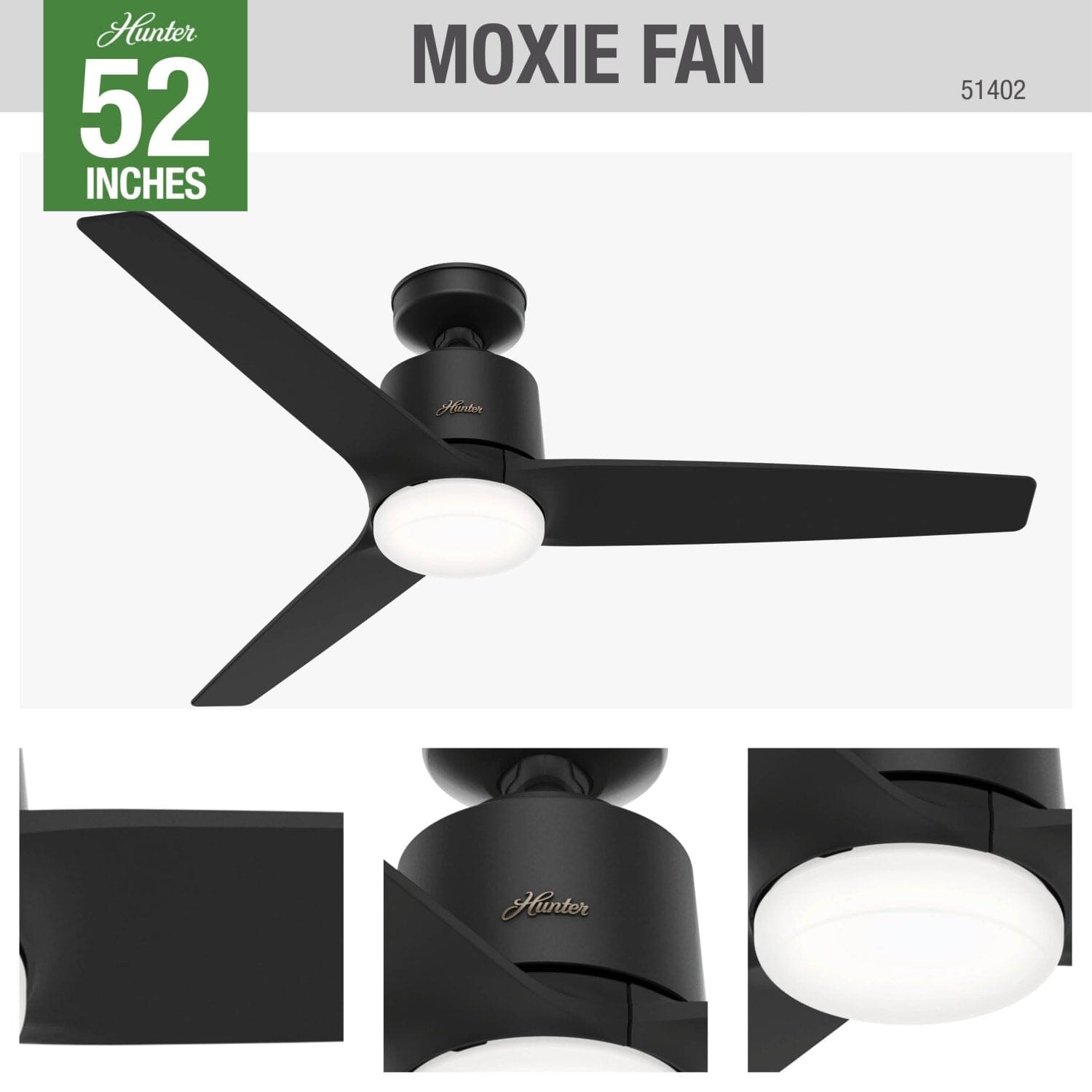 52 Inch Moxie with LED light-Smart - Image 2