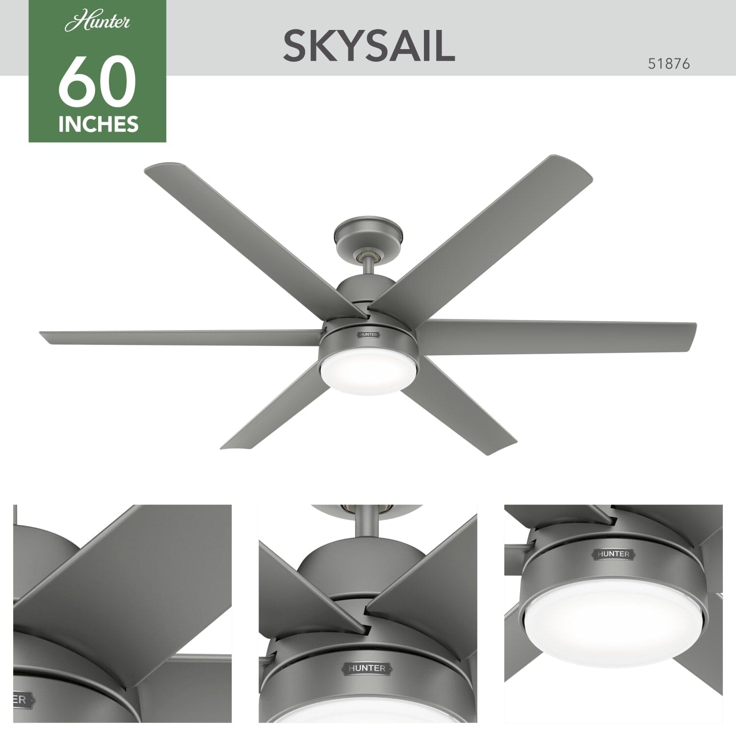 Skysail Outdoor ENERGY STAR with LED Light 60 inch - Image 4