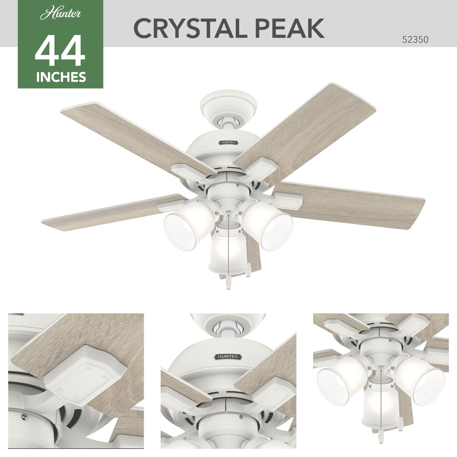 Crystal Peak with 3 Lights 44 inch - Image 5