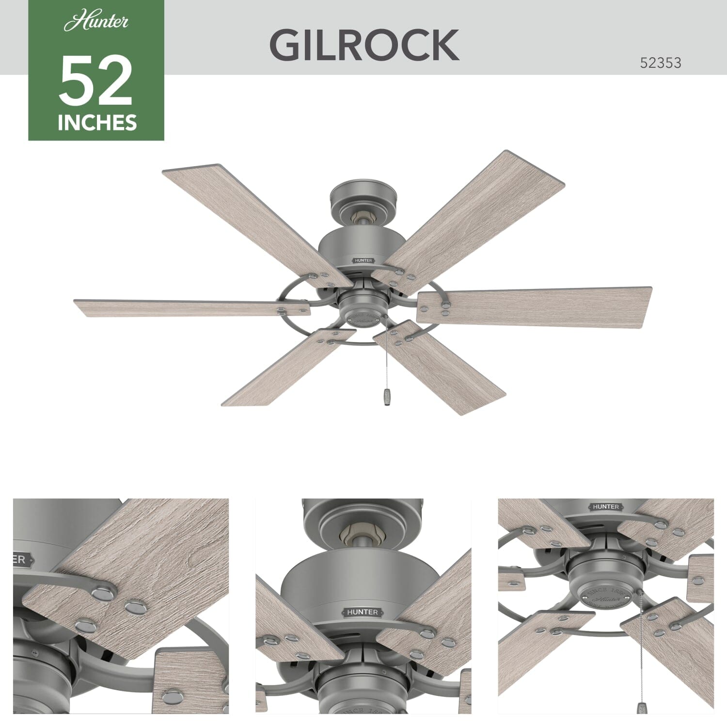 Gilrock No Light 52 inch - Image 4