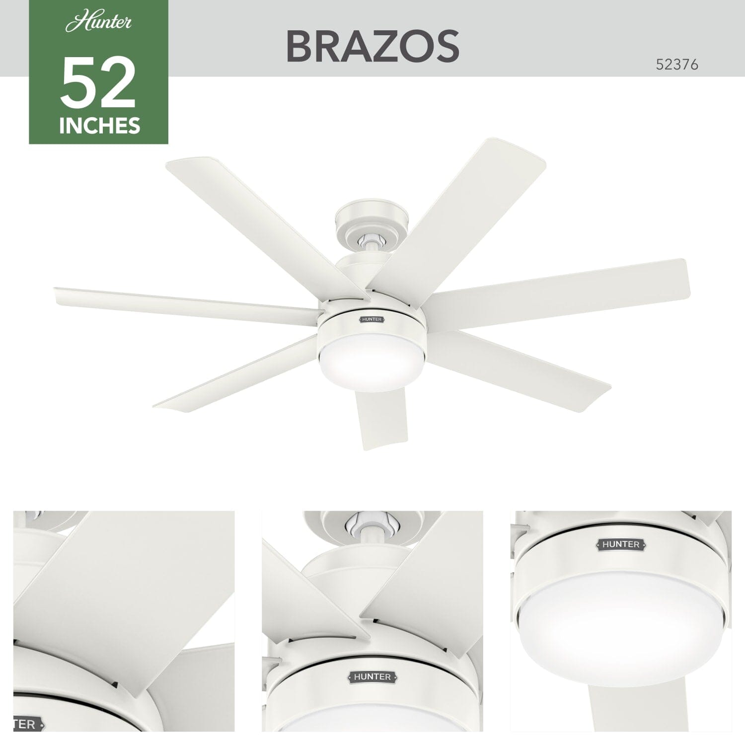 Brazos Outdoor ENERGY STAR with LED Light 52 inch - Image 5