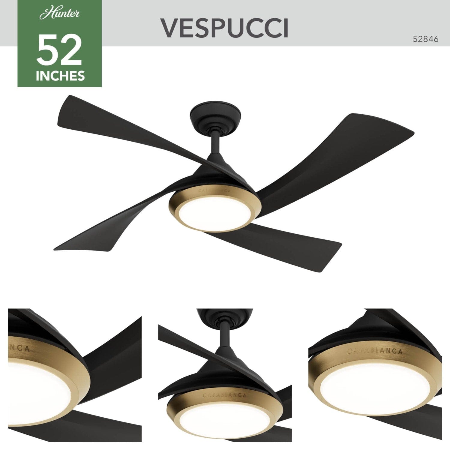Vespucci Outdoor with LED Light 52 inch - Image 4