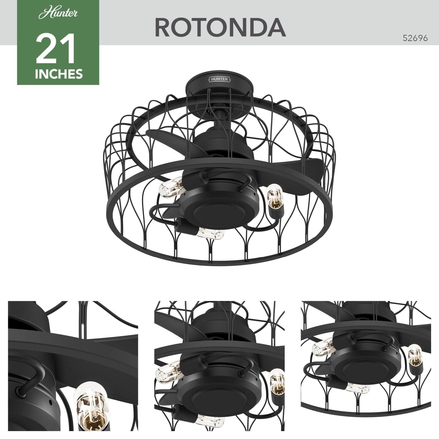 Rotonda with LED Light 20 inch - Image 2