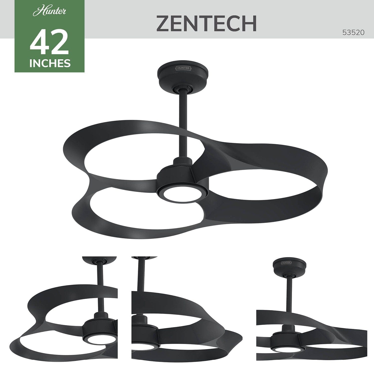 ZenTech Bladeless Indoor Outdoor with LED Light - Image 5