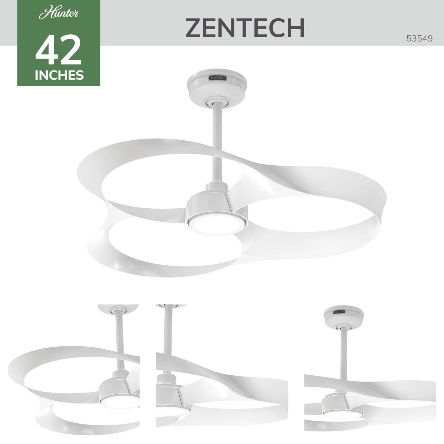 ZenTech Bladeless Indoor Outdoor with LED Light - Image 6
