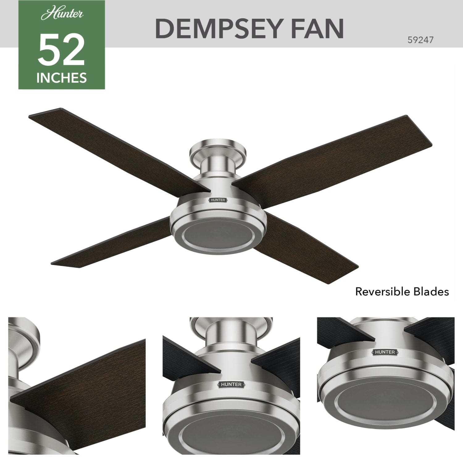 Dempsey Low Profile 52 inch - Image 6