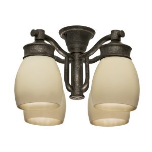 Outdoor Four-Light Aged Bronze Fixture - 99087