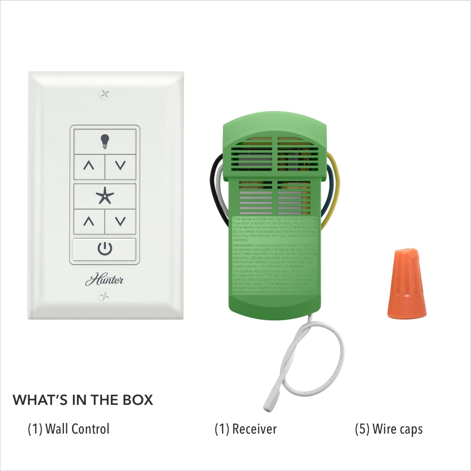 Universal Fan-Light Wall Control with Receiver - 99771 - Image 4