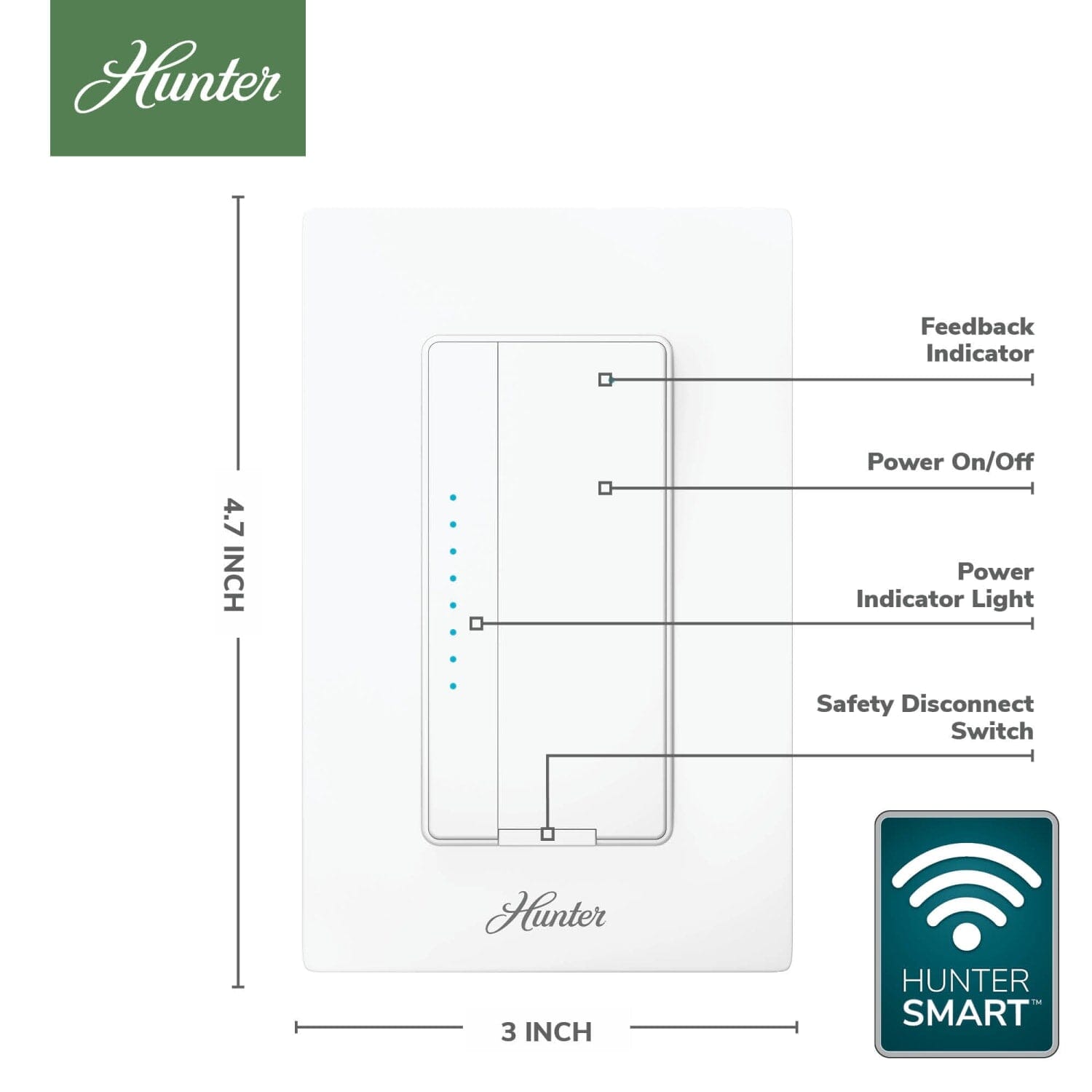 HunterSMART Dimmer Switch - 99984 - Image 3