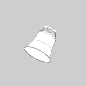 Glass Painted Cased White - K044601045