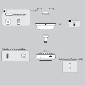 Hanging System Kit-Black - K006501119