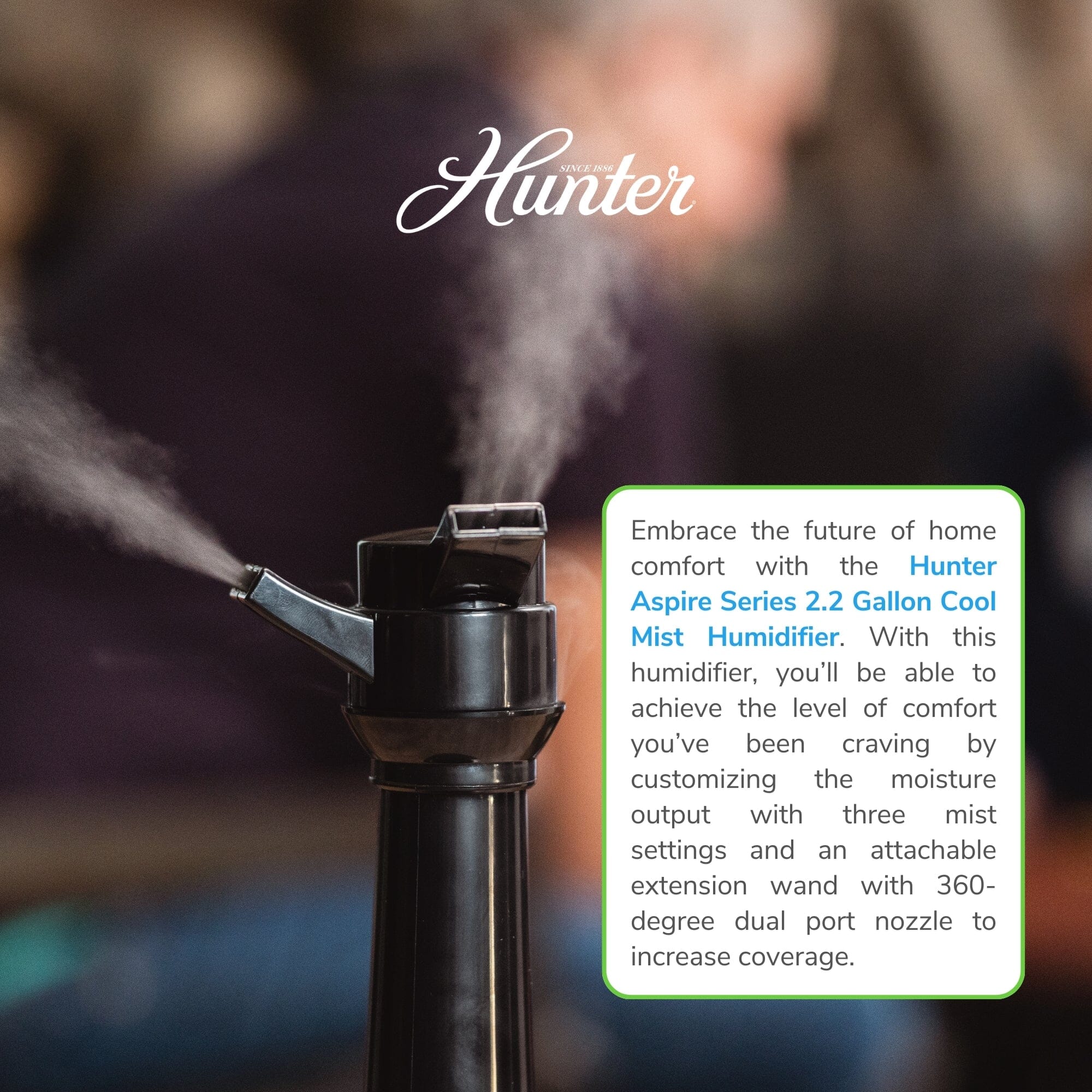 HHU400 Aspire Ultrasonic Cool Mist Humidifier - Image 6
