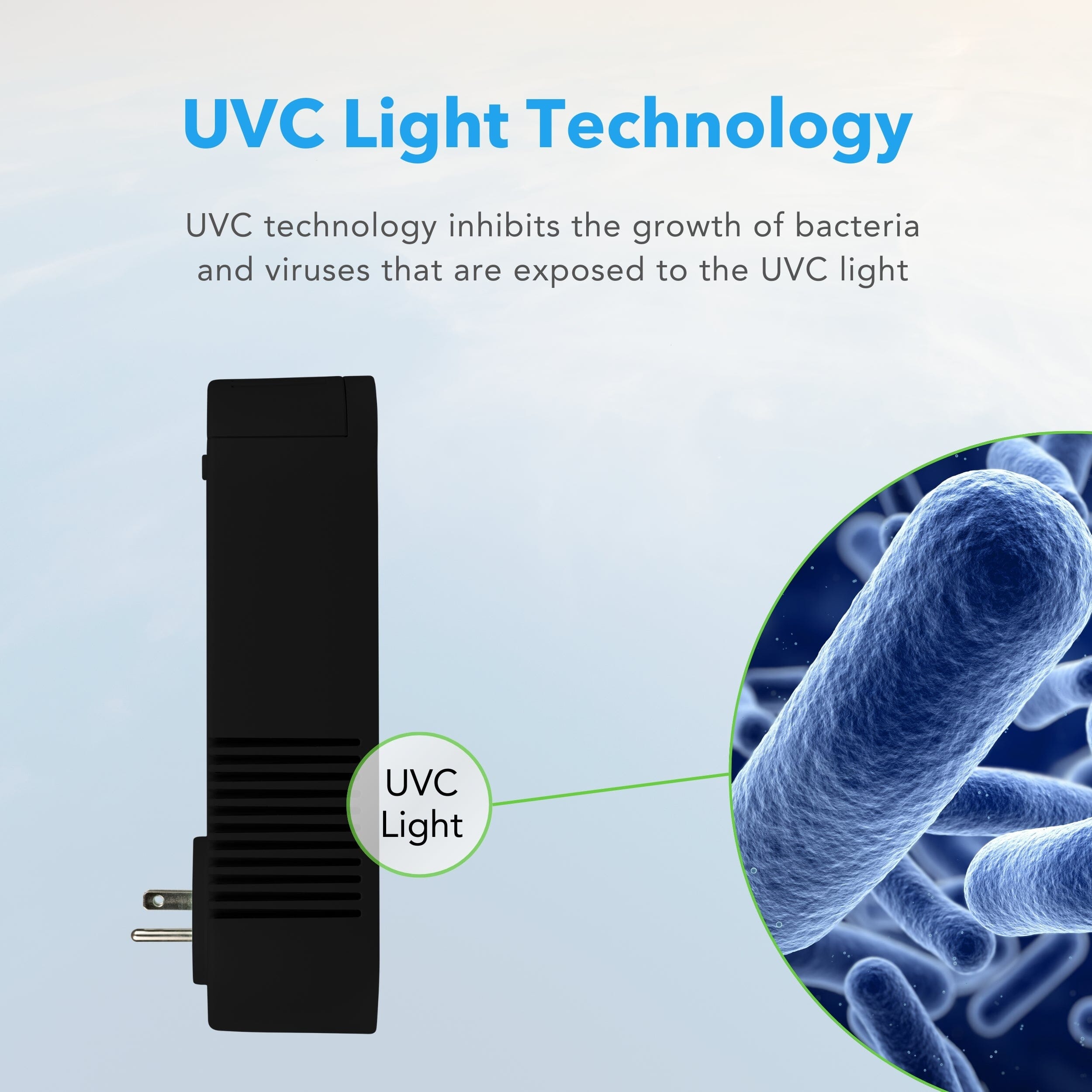 HP247AP Plug-In UV-C Air Sanitizer - Image 3