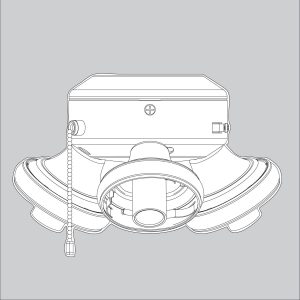 Switch Housing Assembly-Empty-Snow White - K005801203