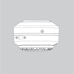 Switch Housing Assembly-Empty-Snow White - K005802W01
