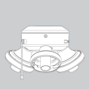 Switch Housing-Empty-Antique Brass - K037501198