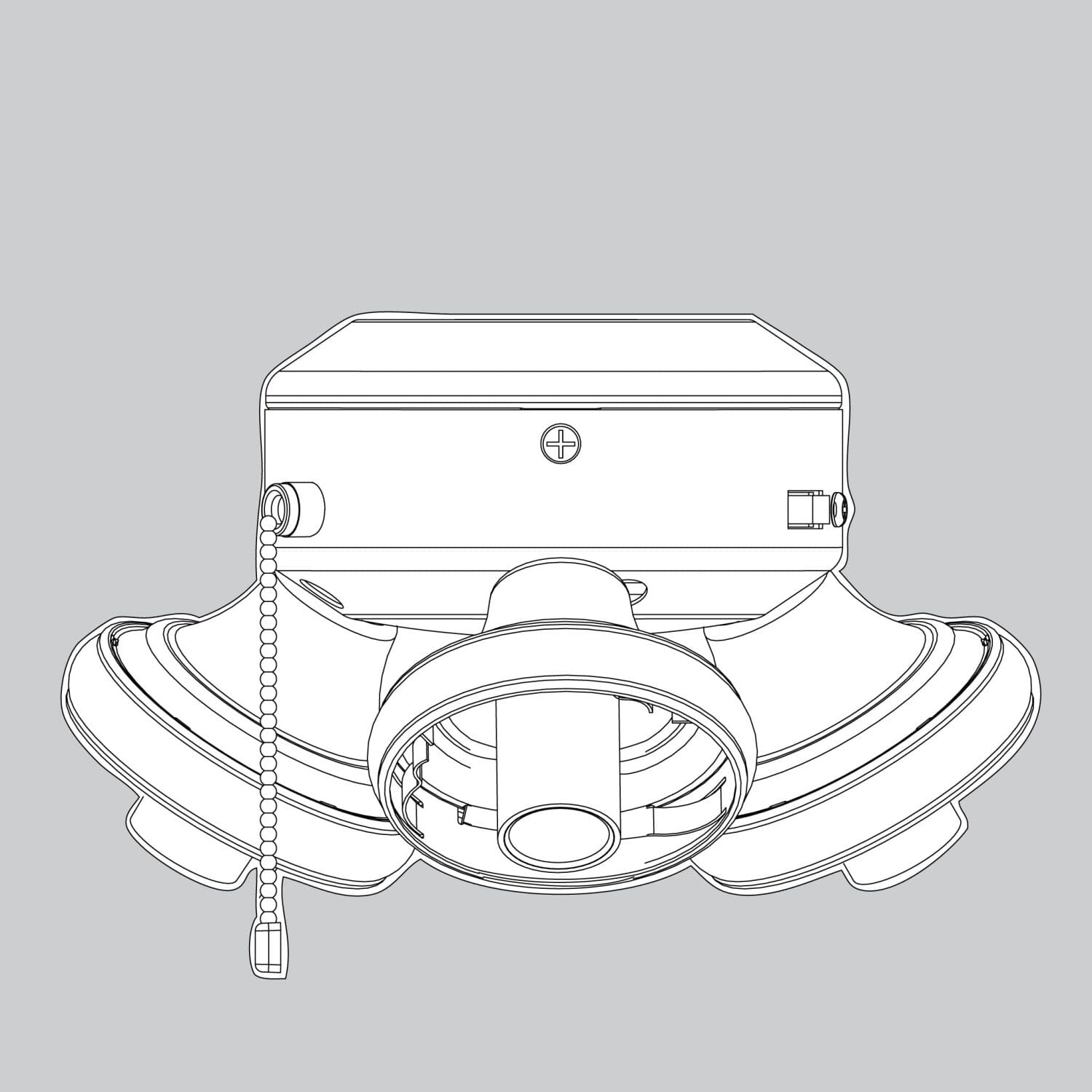 Switch Housing-Empty-Brushed Nickel - K037501214
